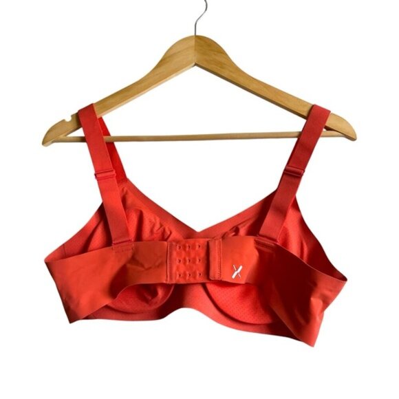 Knix Evolution Bra Wide Straps Size 3 Tangerine Padded - Picture 3 of 6
